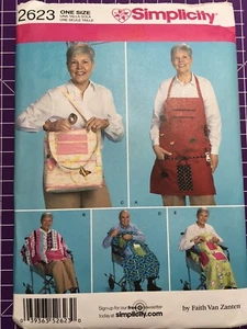 Pattern Simplicity 2623 Wheelchair accessories, activity apron, pocket blanket - Picture 1 of 2