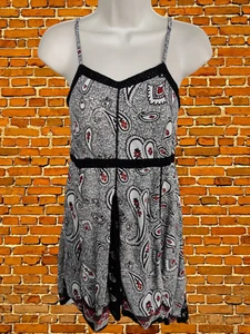 GIRLS DRESS AGE 9-10 YEARS RIVER ISLAND BLACK STRAP MIX HANDKERCHIEF PARTY 140CM - Picture 1 of 5