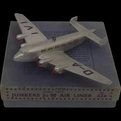 Boxed Pre-War Dinky 62n Junkers JU 90 Airliner - Image 1 of 4