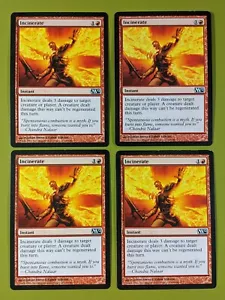 Incinerate x4 Magic 2012 M12 4x Playset Magic the Gathering MTG - Picture 1 of 1
