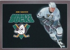 Joe Sacco 1994-95 Anaheim Mighty Ducks Carl's Jr.