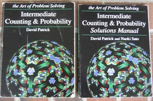 2 Art Problem Solving INTERMEDIATE COUNTING & PROBABILITY w/ "Solutions Manual" - Foto 1 di 1