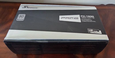 Seasonic PRIME PX-1300, 80+ PLATINUM 1300W, Fully Modular PC Power Supply - Image 1 of 4