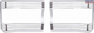 Tail Lamp Bezels with Silver Inners LH/RH Pair 67 GTX Satellite - Picture 1 of 1