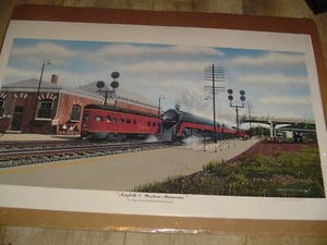 *Vintage signierter nummerierter Druck "Norfolk Western Memories" 611 + POWHATAN ARROW*  - Bild 1 von 6