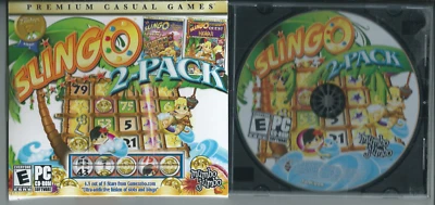 ✈️  Slingo 2-Pack: Slingo Quest & Slingo Quest Hawaii (PC CD-ROM, JC, 2010) - Image 1 of 2