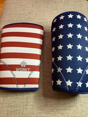 CrossFit Strength Training WORKT 7mm Reversible Small Weightlifting Knee Sleeve - Image 1 of 4