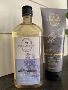 Bath & Body Works aromaterapia sonno crema lavanda e camomilla nera lavaggio corpo - Foto 1 di 5