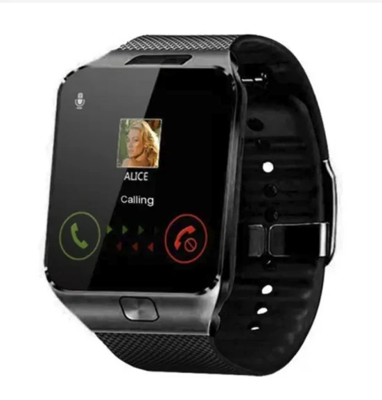 Smartwatch DZ09 Bluetooth Kamera SIM Kartenslot TF Karte Handgelenk Handy Schwarz - Bild 1 von 4