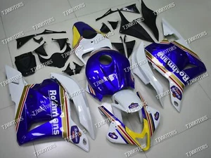 Fit for 09-12 CBR600RR Blue White Yellow ABS Injection Mold Bodywork Fairing Kit - Picture 1 of 9