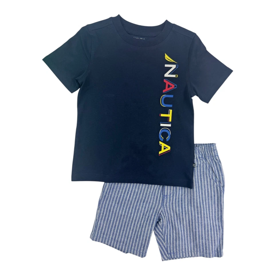 Nautica Boys 2-Piece Short Set Size  4, 5, 6, 7 - Image 1 of 1
