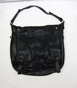 Amazing Vintage Marc New York Black Leather Sachel Purse - Picture 1 of 5