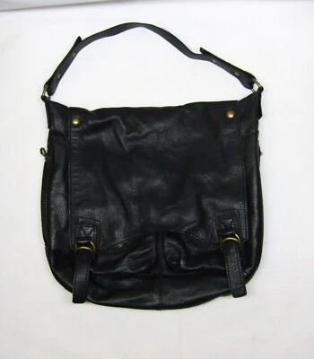 Amazing Vintage Marc New York Black Leather Sachel Purse - Image 1 of 4
