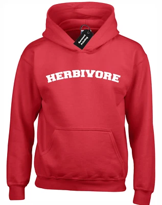 HERBIVORE HOODY HOODIE VEGETARIAN VEGAN FRUIT SALAD BIG TALL SIZES 3XL 4XL  5XL - Image 1 of 4