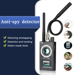 Hidden Camera GSM Audio Bug Finder Signal Lens RF Tracker K18 Anti Spy Detector