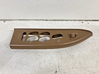 Ford Crown Victoria 1995-1997 interruptor ventana eléctrica bisel embellecedor delantero izquierdo bronceado Foto 1 de 4