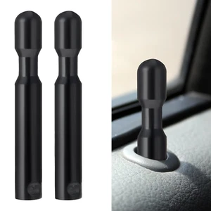 2Pcs Car Door Lock Knobs for F-150, Black Replacement Pins for Most Cars - Picture 1 of 12