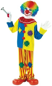 Circus Clown Big Top Clown Child Halloween Costume Size Medium 8-10 - Picture 1 of 1