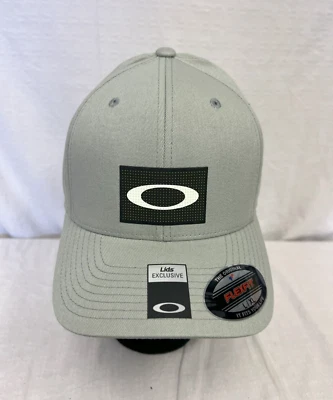 Boné de beisebol Oakley elipse holograma elástico cinza pedra pequeno/médio - Imagem 1 de 4