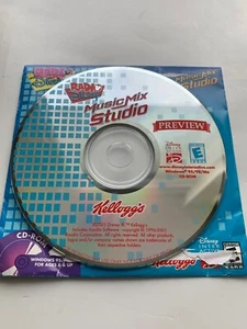Disney Radio Preview Music Mix Studio CD Rom PC 2001 Kelloggs-Used - Picture 1 of 3