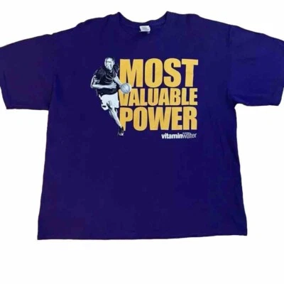Kobe Bryant Most Valuable Power MVP Vitamin Water Promo T-Shirt - Image 1 of 4
