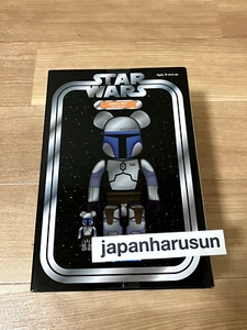 MEDICOM TOY BE@RBRICK JANGO FETT(Geonosis Ver.) 100% & 400% Star Wars Episode II - Picture 1 of 14