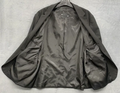 Abrigo Blazer Deportivo ASOS Para Hombre Talla US 50 Negro Sin Ventilación Un 1 Botón Muesca Frontal Foto 1 de 4