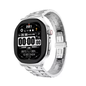 Refit Stainless Steel Case Metal Clasp Band MODKit For Apple Watch Series10 46mm - Picture 1 of 11