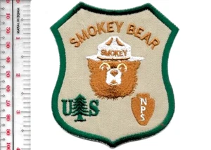 Smokey the Bear Hot Shot Crew US Forest Service & National Park Patch vel hooks - Imagen 1 de 1