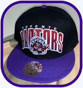 TORONTO RAPTORS MITCHELL & NESS ADULT ONE SIZE FITS ALL SNAPBACK CAP NWT - Picture 1 of 4
