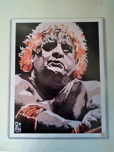 Dusty Rhodes 11x14 Rob Schamberger Art Print WCW WWE NXT - Picture 1 of 1