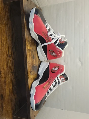 Custome NfL San Francisco 49ers High Top Shoes W 8.5 M7 Cover
