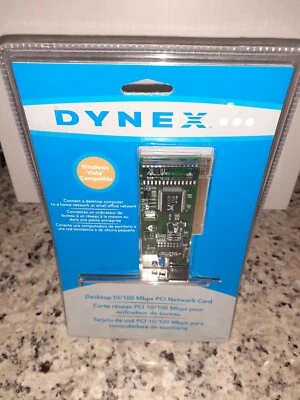 DYNEX NETWORK CARD - 100 Mbps FACTORY SEALED PCI Network card slot; MPN: DX-E102 - Image 1 of 3