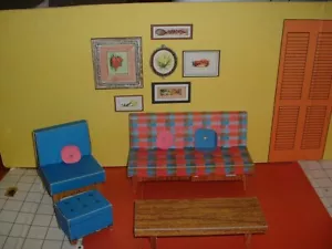 Barbie Dream House original 1962 vintage con muebles y accesorios 816 - Imagen 1 de 11