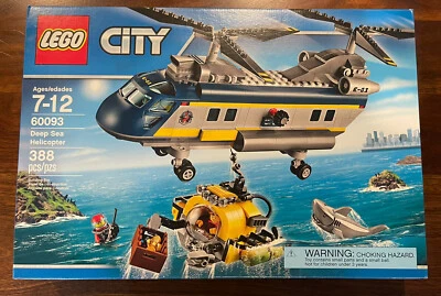 LEGO CITY 60093 DEEP SEA HELICOPTOR FACTORY SEALED GREAT CONDITION RARITY L@@K - Image 1 of 2