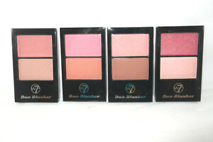 W7 DUO BLUSHER compact with brush & mirror choose a shade