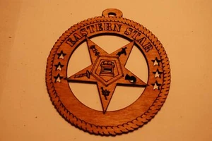 EASTERN STAR LASER ORNAMENT - Picture 1 of 1