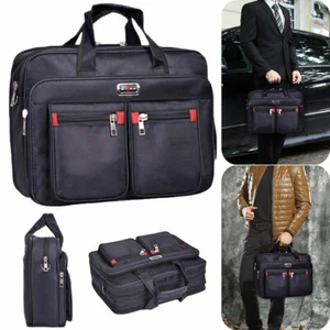 Men Laptop Messenger Hand Bag Briefcase Work Travel Office Document Handbag - Picture 1 of 12
