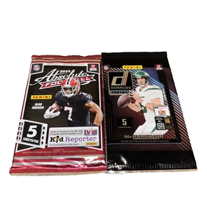 2023 Panini Absolute Football & 2024 Donruss Football-5 Card Pk-Free Shipping!!! - Picture 1 of 4
