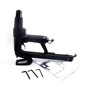 Air Nailer Stapler Pneumatic Nailing Gun Brown Chip Air Nailing Gun 1215J 1220J - Picture 1 of 5
