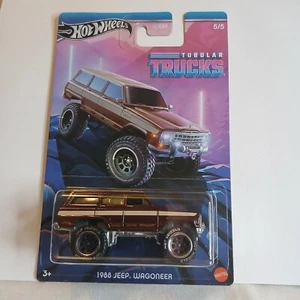 Jeep Wagoneer 1988 Hot Wheels camiones tubulares 5/5 marrón - Imagen 1 de 1