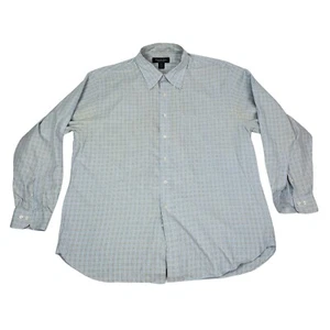 Brooks Brothers Country Club Men's Button Down Long Sleeve XL Light Blue Plaid - Picture 1 of 6
