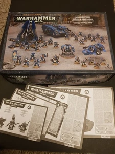Warhammer 40,000 40K Space Marine Megaforce EMPTY BOX ONLY + Some Model Sheets - Picture 1 of 17