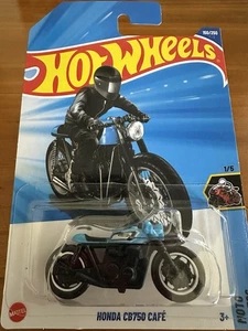 NEW 2025 Hot Wheels HONDA CB750 CAFE MOTO SERIES Racing MOTORBIKE RARE - Picture 1 of 4