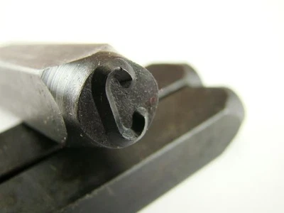 1/4" Буква "C" штамп пробойник ручной инструмент золотой слиток серебро трейлер металл кожа - Изображение 1 из 2