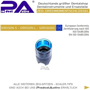 Llave dinamométrica - Wrench - adecuada para Sirona® Scaler Tips - puntas ZEG ¹ - Imagen 1 de 4