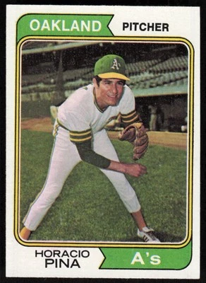 1974 Topps #516 Horacio Pina - $1 SHIPPING (JB4) - Image 1 of 2