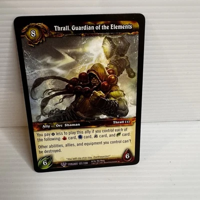World Of Warcraft TCG Thrall, Guardian Of The Elements Twilight 177/220 - Image 1 of 2