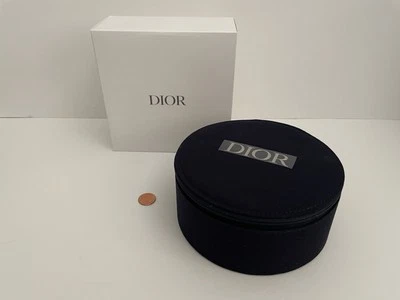 DIOR Beauty Black Vanity Case Round Makeup Bag with Mirror - Image 1 of 4