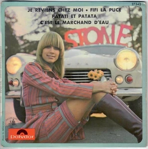 STONE Je Reviens Chez Moi 1968 French 60s Yéyé Girl Mademoiselle EP Polydor 45T - Picture 1 of 4